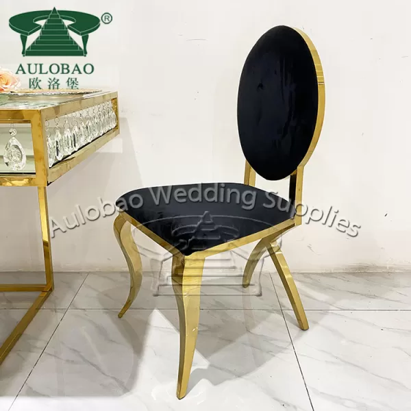 Black Velvet Dining Chair