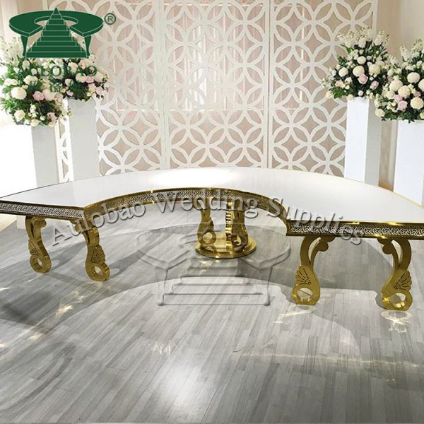 Modern Half Moon Table