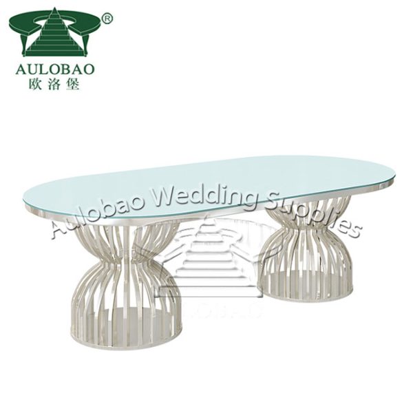 gold wedding table