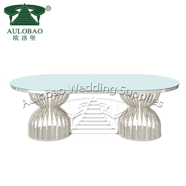 gold wedding table