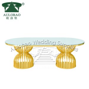 gold wedding table