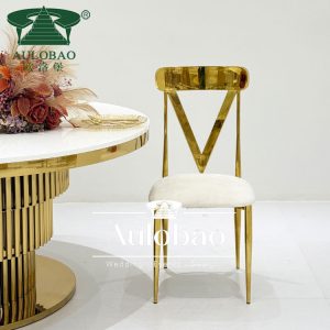 Gold Sreel Wedding Chair